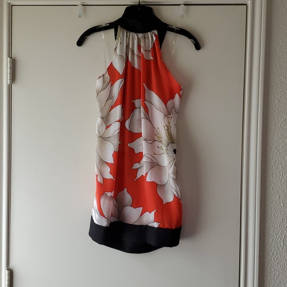 Silky Floral Top